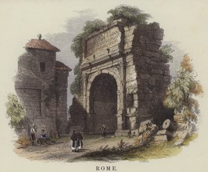 Rom (färgad gravyr) av English School