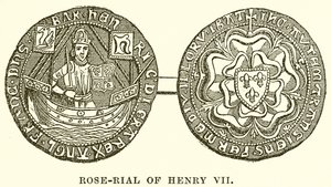 Rose-Rial av Henrik VII av English School