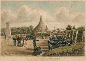 Kungliga artilleriförvarets övningar, 1844 av English School