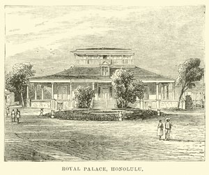 Kungliga palatset, Honolulu av English School