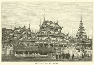 Kungliga palatset, Mandalay av English School