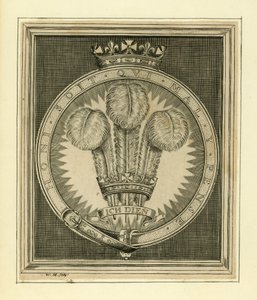 Kungligt motto. Honi Soit Qui Mal Y Pense av English School