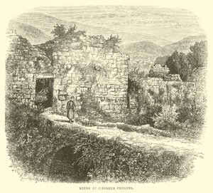 Ruiner vid Caesarea Philippi av English School