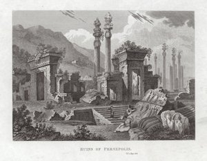 Ruinerna av Persepolis av English School