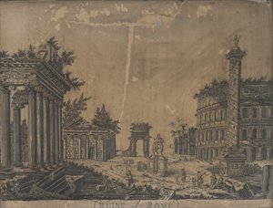 Ruinerna av Rom, 1780-talet av English School
