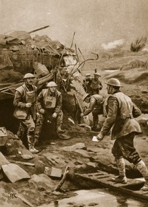 Löpare levererade beställningar till frontlinjen, 1914-19 av English School