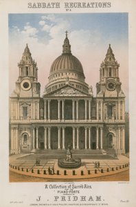 Sabbath Recreations: A Collection of Sacred Airs for the Piano-Forte arrangerad av J Pridham av English School