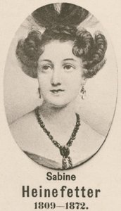 Sabine Heinefetter (gravyr) av English School