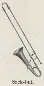 Sackbut (gravyr) av English School