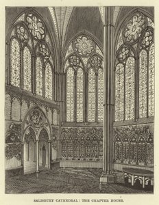 Salisbury Cathedral, kapitelhuset av English School