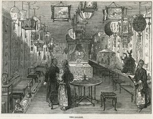 Saloon av kinesiskt skräp förs till London som en kuriosa av English School