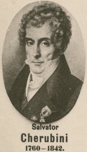 Salvator Cherubini (gravyr) av English School