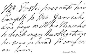 Samuel Foote av English School
