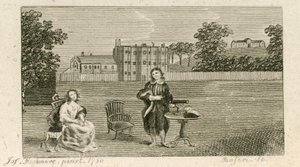 Samuel Richardson och Miss Highmore av English School