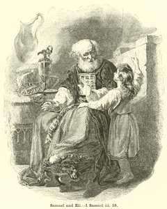 Samuel och Eli, 1 Samuel, iii, 18 av English School