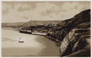 Sandsend (litografi) av English School