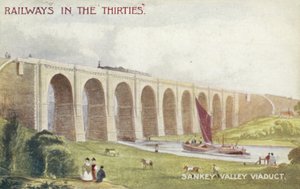 Sankey Valley Viadukt av English School