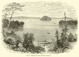 Saratogasjön, Nordamerika av English School