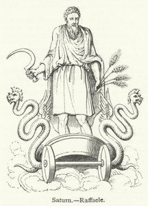 Saturnus (gravyr) av English School