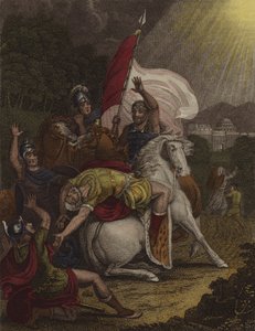 Sauls omvändelse (färg litho) av English School