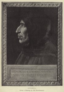 Savonarola (gravyr) av English School