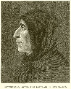 Savonarola, efter porträttet i San Marco av English School