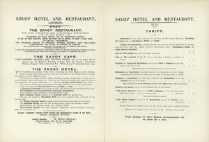 Savoy Hotel taxa, 1900 av English School