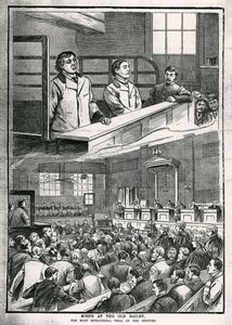 Scene at the Old Bailey: Århundradets mest sensationella rättegång - Oscar Wilde av English School