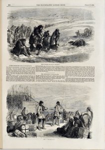 Scen från Balaclava, från "The Illustrated London News" av English School