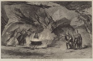 Scen från "Macbeth," på Princess