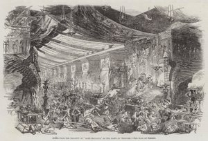 Scen från tragedin om "Sardanapalus," på Princess