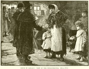Scen i Irland: Besök av Tithe-Proctor av English School
