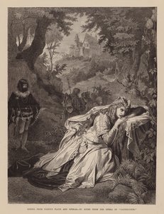 Scener ur kända pjäser och operor, IV, Scen ur operan "Tannhauser" (gravyr) av English School
