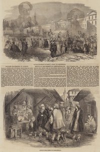 Scener i Konstantinopel (gravyr) av English School