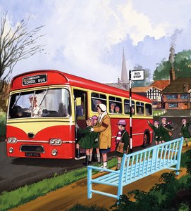 Skolbussförare av English School