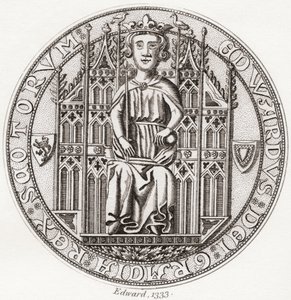 Sigill av Edward Balliol, ca. 1283-1367. av English School