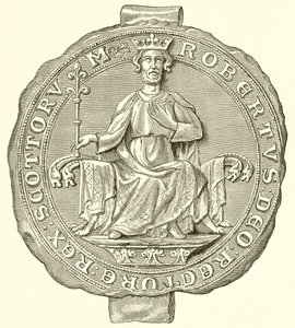 Sigill av Robert Bruce, kung av Skottland av English School