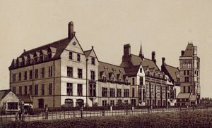 Barnhem för sjömän, Liverpool (litografi) av English School