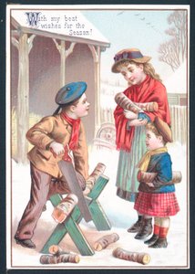 Årstidernas hälsningskort av English School