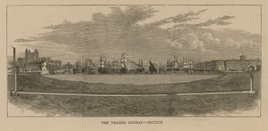 Sektion av Thames Subway av English School