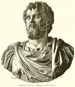 Septimius Severus. (Museum of the Louvren) av English School