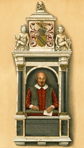 Shakespeare Bust av English School