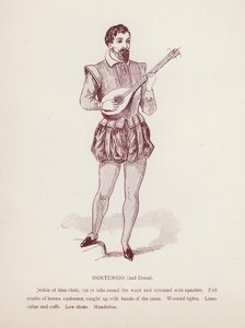 Shakespeares Taming of the Shrew: Hydrangea, 2nd Dress (bilder) av English School