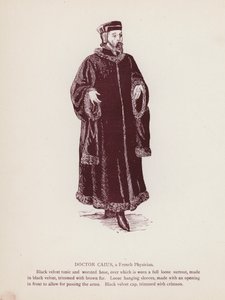 Shakespeares The Merry Wives of Windsor: Doctor Caius, a French Physician (litho) av English School