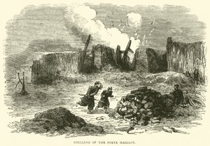 Beskjutning av Porte Maillot, januari 1871 av English School