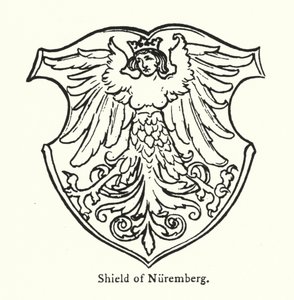 Nürnbergsköld (gravyr) av English School