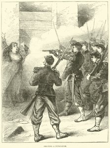 Att skjuta en petroleuse, maj 1871 av English School