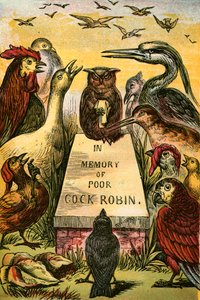 Suckande och gråtande för stackars Cock Robin av English School