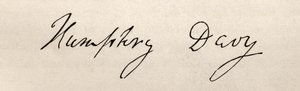 Saini a Sir Humphry Davy (1778-1829) swed av English School