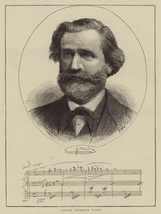 Signor Giuseppe Verdi (gravyr) av English School